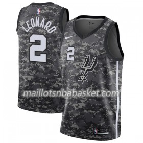 Maillot Homme San Antonio Spurs Kawhi Leonard 2 Nike City Edition Swingman